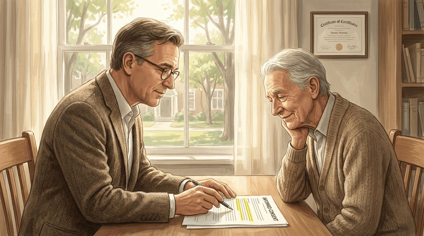 Informed consent of trial participants