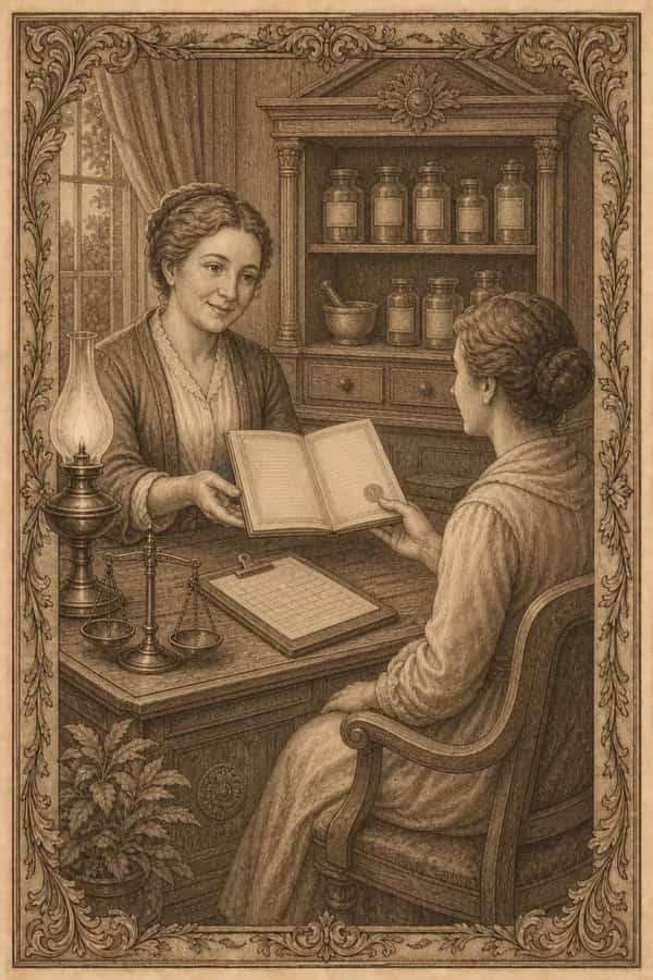 An engraved clinical research coordinator guiding a colleague through a record